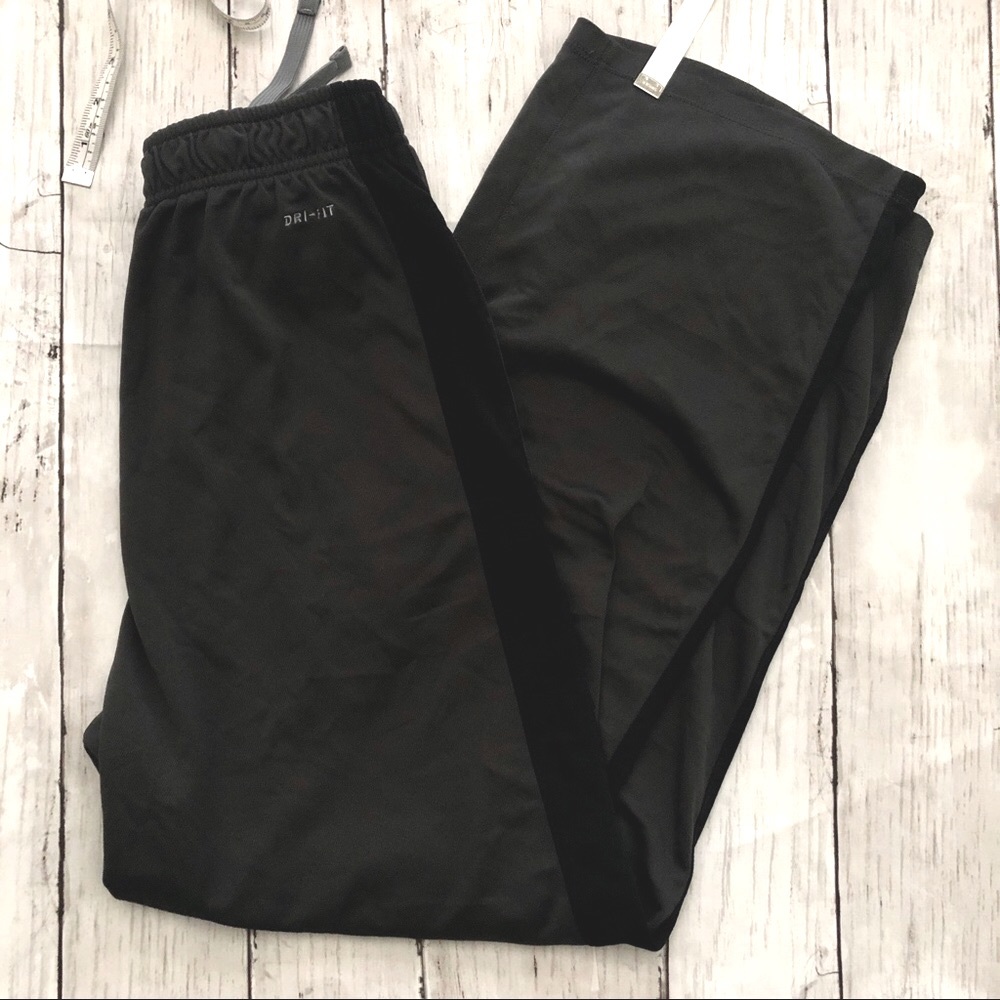 BOYS Nike DriFit Greyish Black Pants